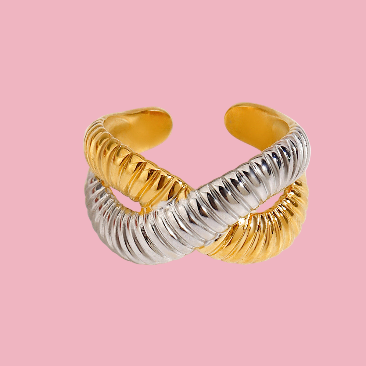 Anillo Infinito Bicolor