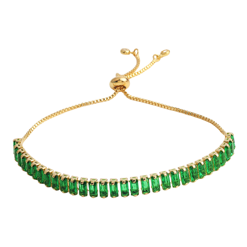 Pulsera Baguette Ajustable