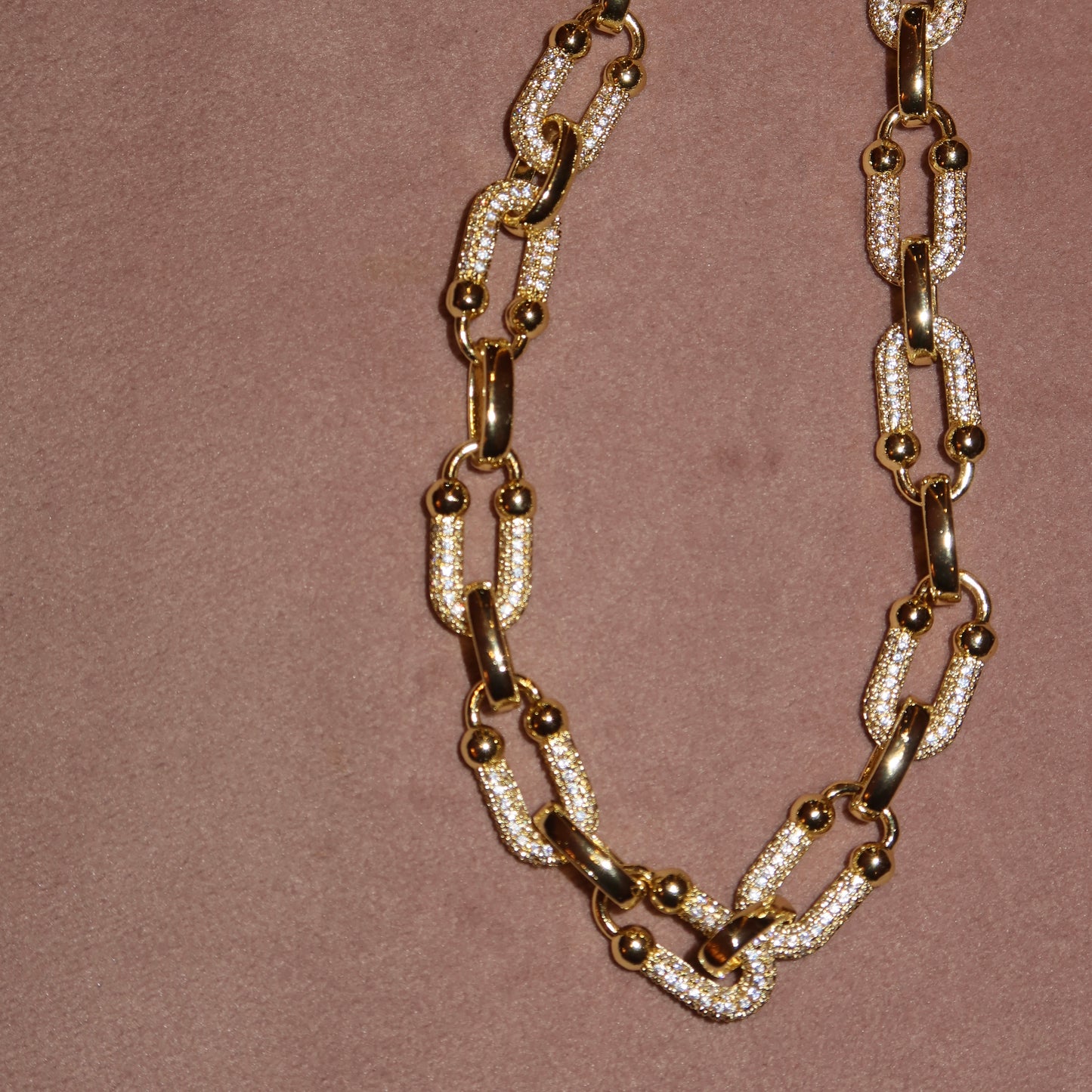 Cadena Chunky Zirconia