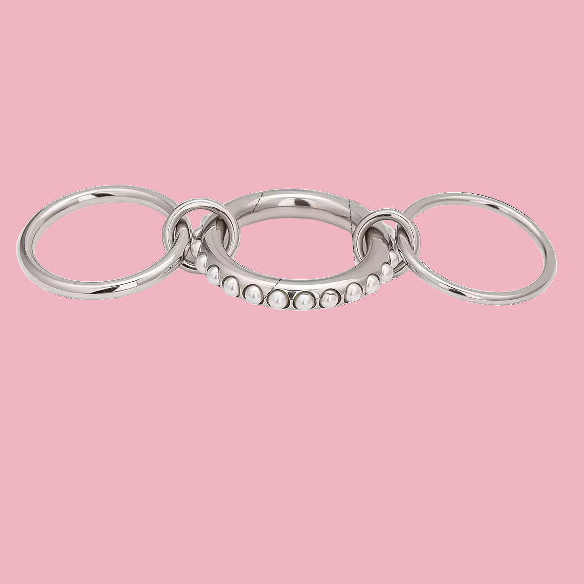 Anillo Triple Perlas