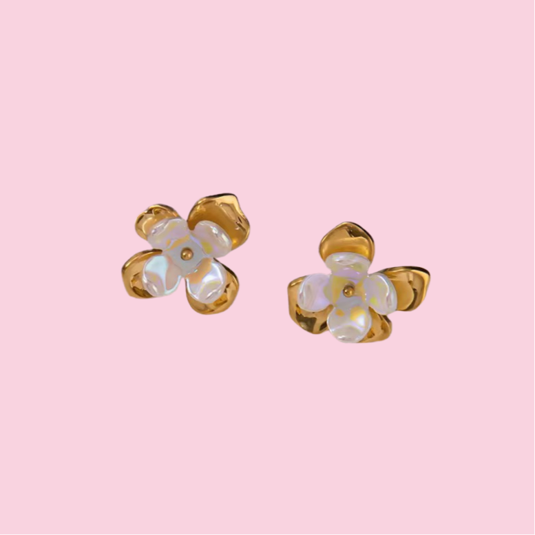 Aretes Flor Tornazol