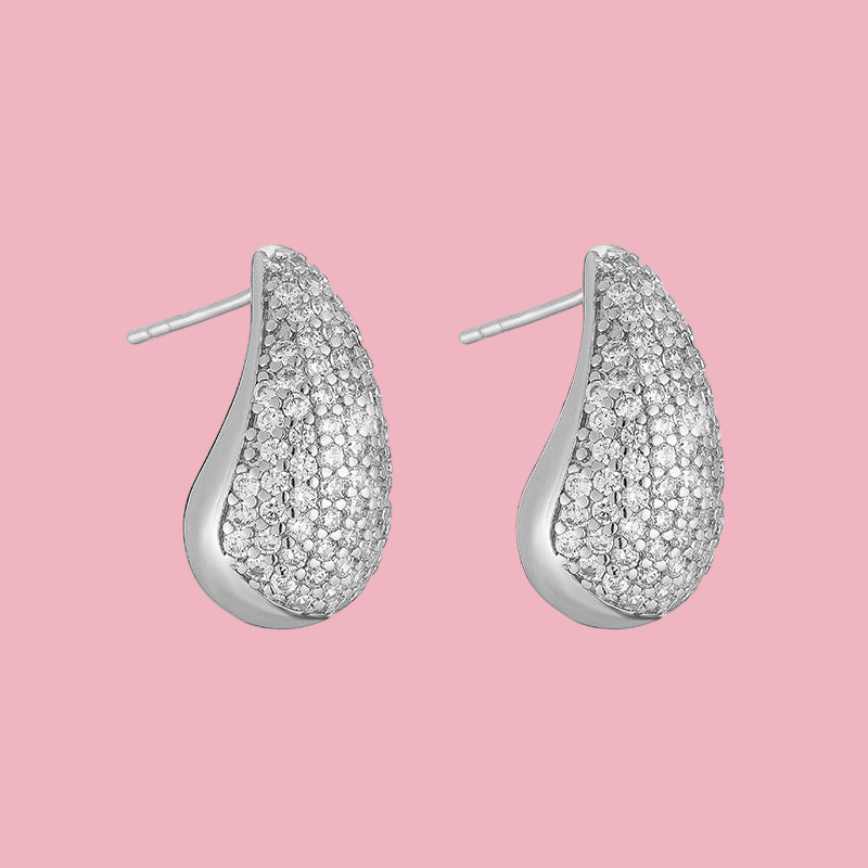 Aretes Gota Zirconia