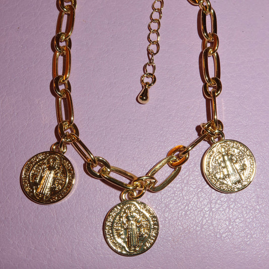 Pulsera Links Triple San Benito