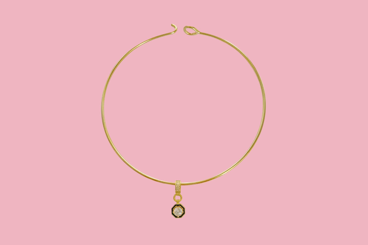 Collar Aro Octagono