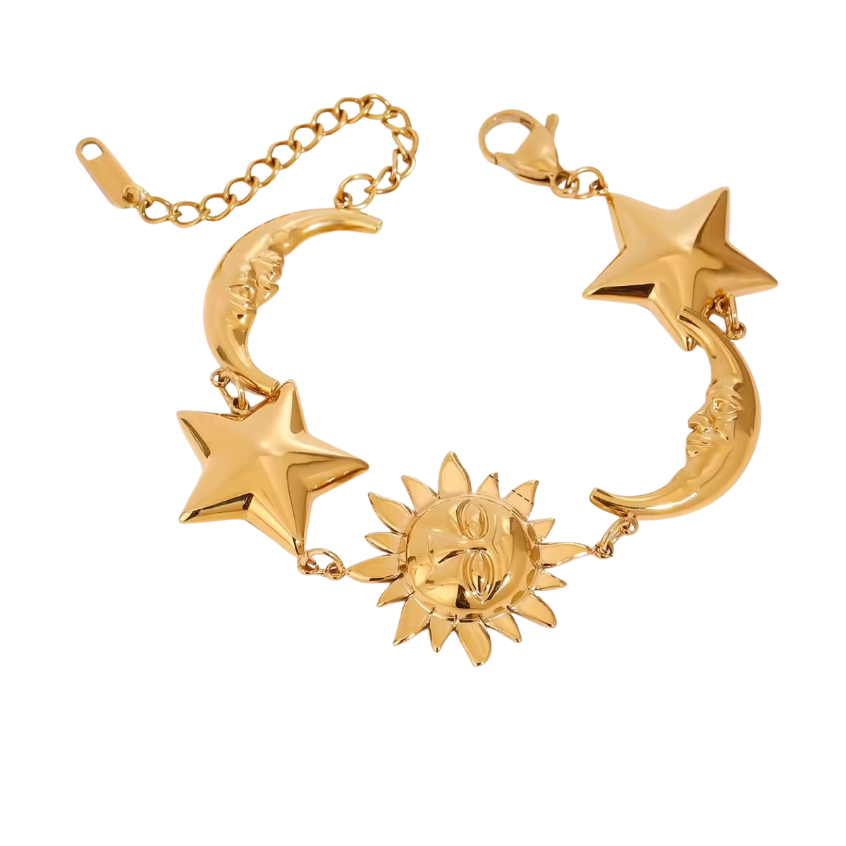 Pulsera Sol-Luna-Estrella