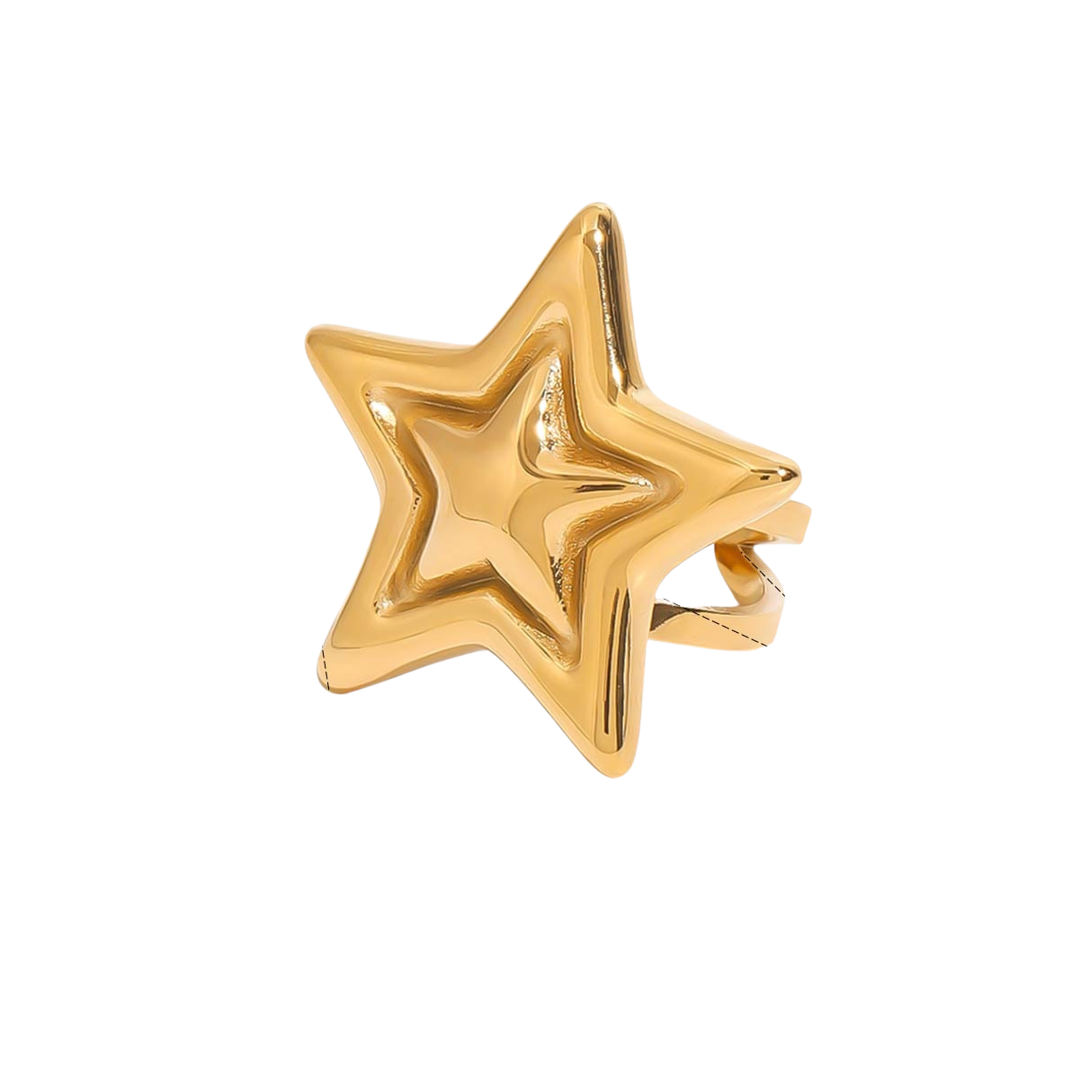 Anillo Estrella Chunky