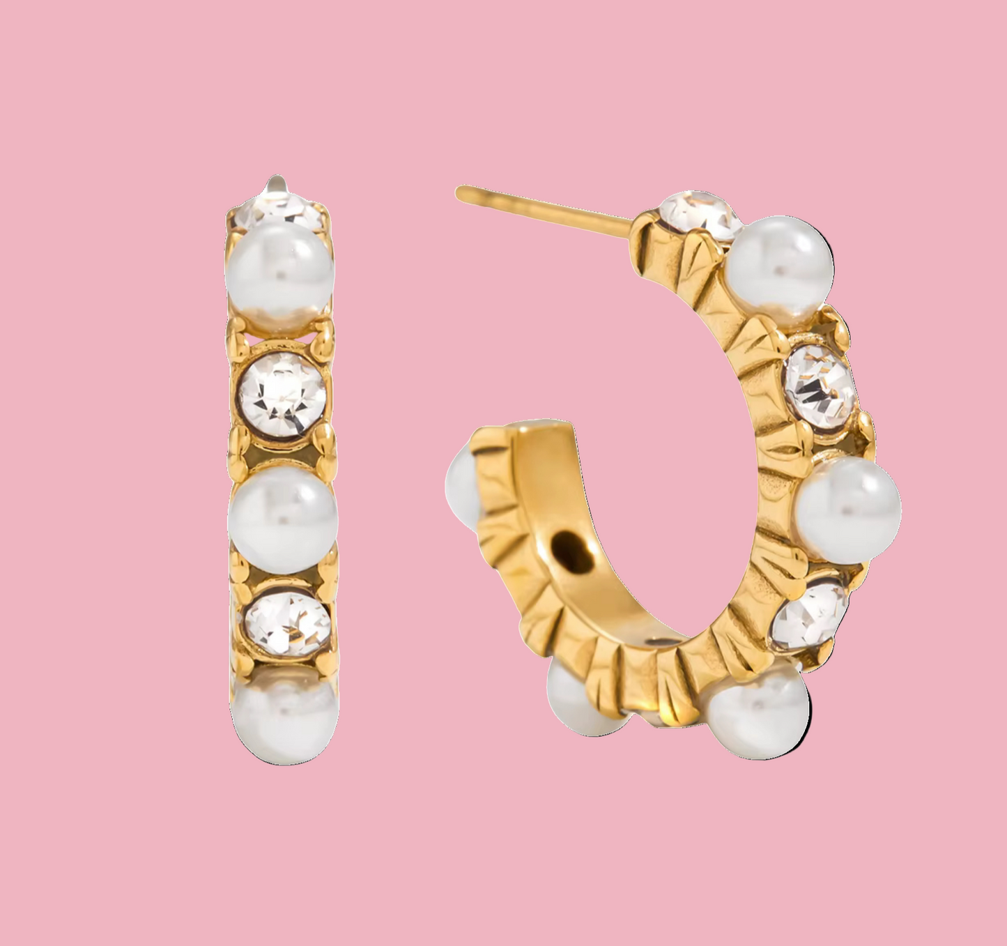 Hoops Perla Zirconia