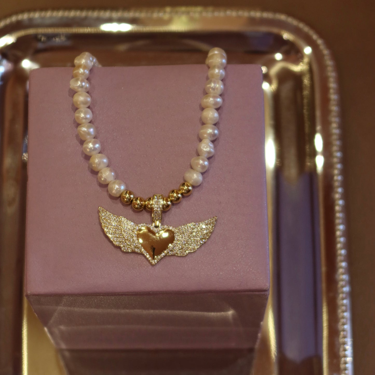 Collar Perle Wings