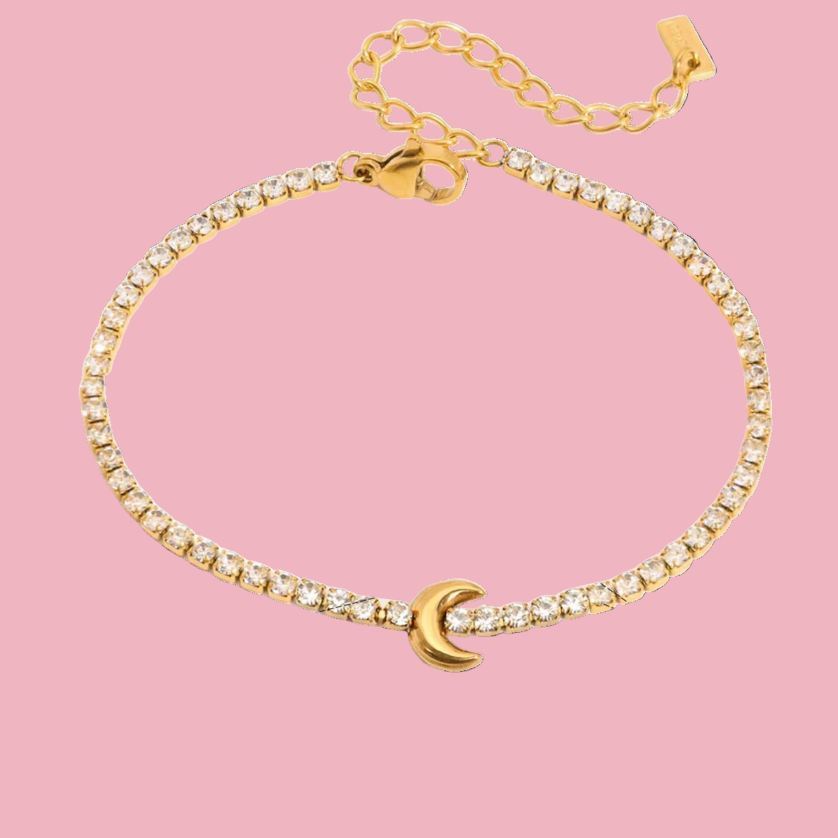 Pulsera Tennis Lunita