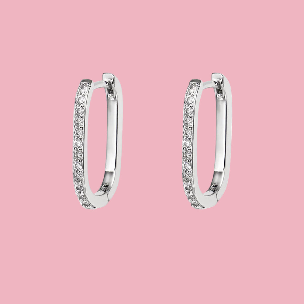 Square Hoops Delgados