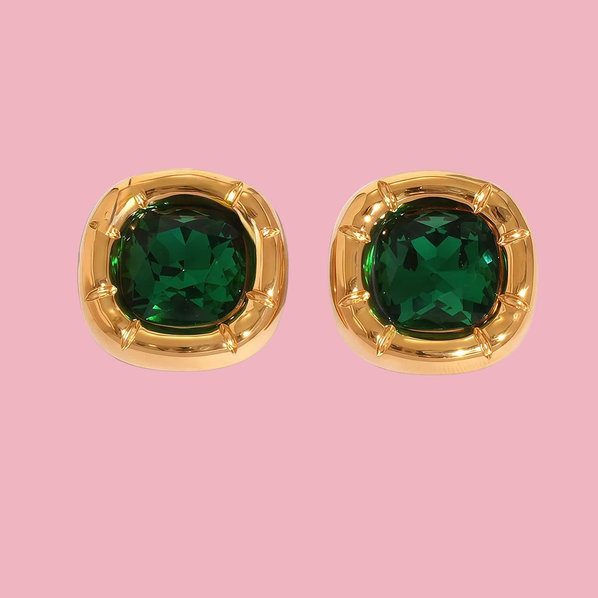 Aretes Piedra Cuadro