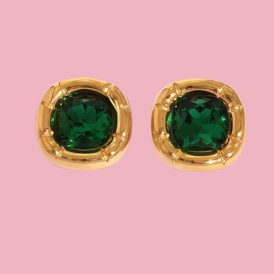 Aretes Piedra Cuadro