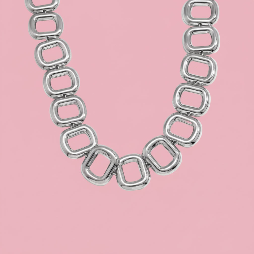 Collar Silver Multi O