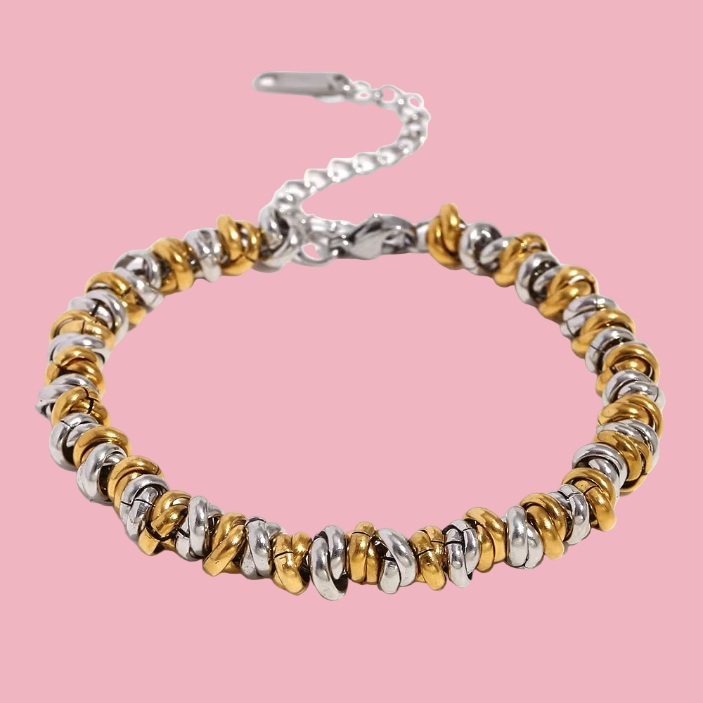 Pulsera Bicolor Torcida