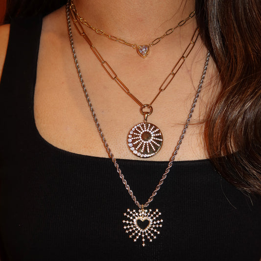 Collar Links Heart
