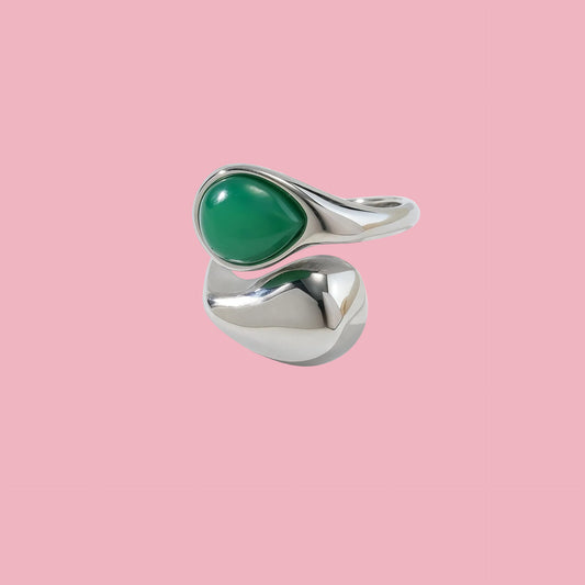 Anillo Perle Green