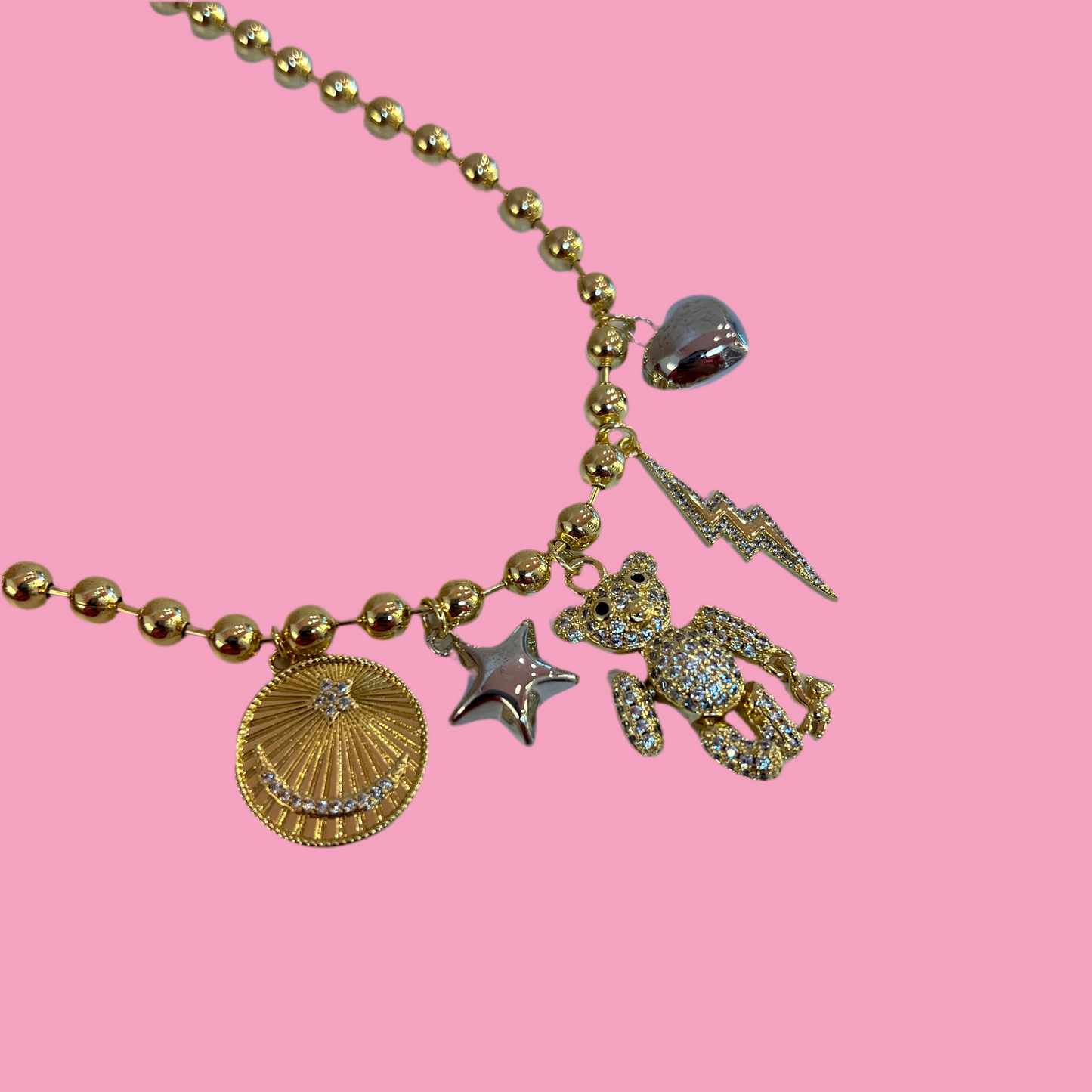 Collar Charms Osito Soda