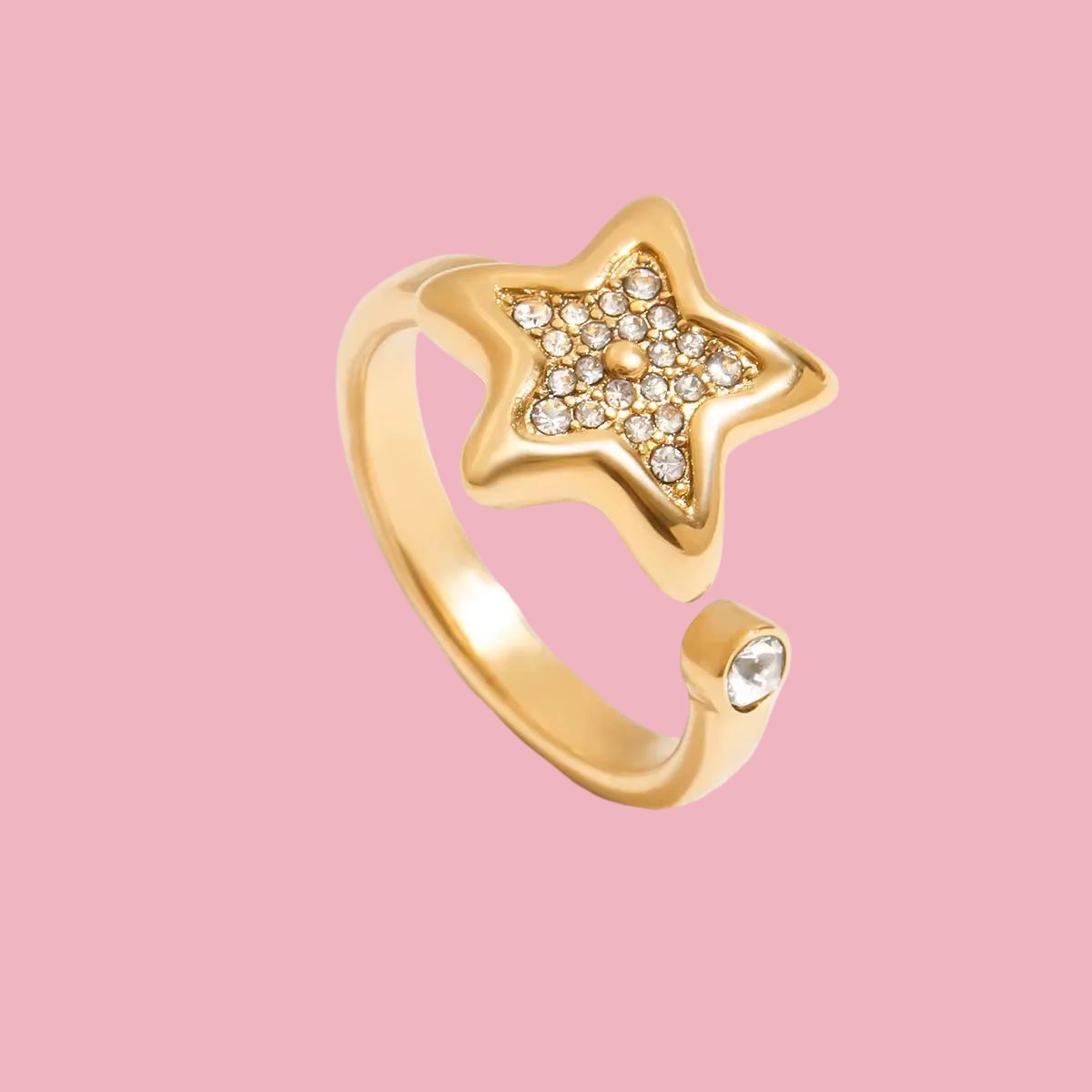 Anillo Estrella Zirconia