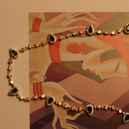 Choker Oval Green