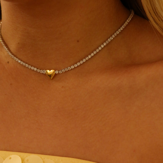 Tennis Choker Heart