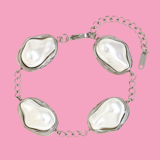 Pulsera Perlas Chunky