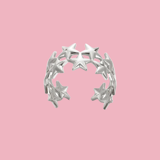 Anillo Multiestrellas Doble