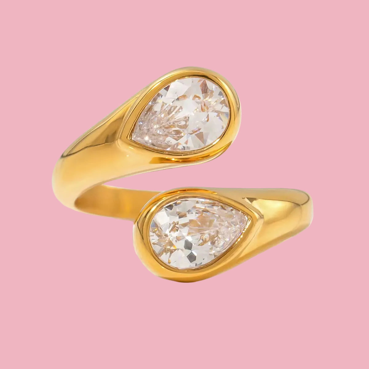 Anillo Drops Piedra