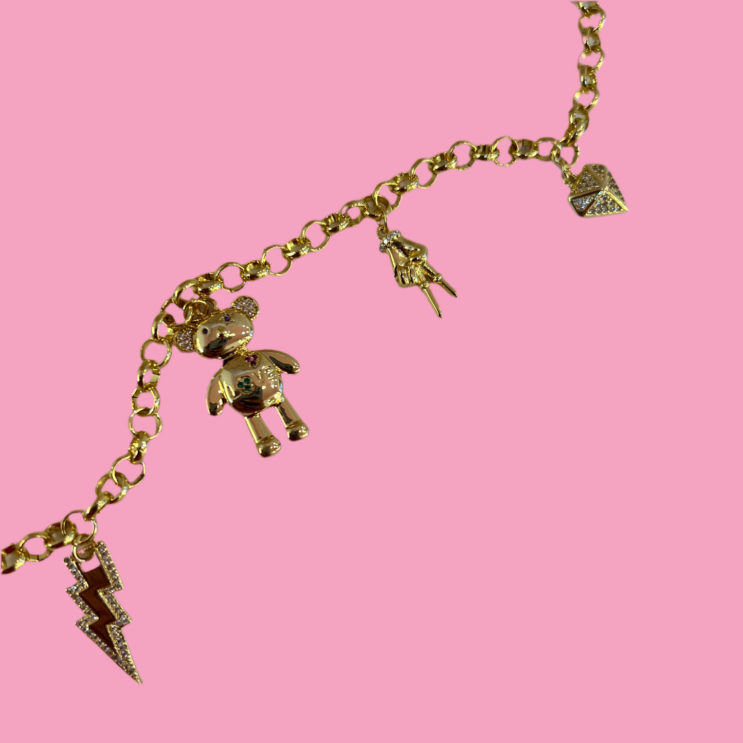 Collar Charms Osito Love