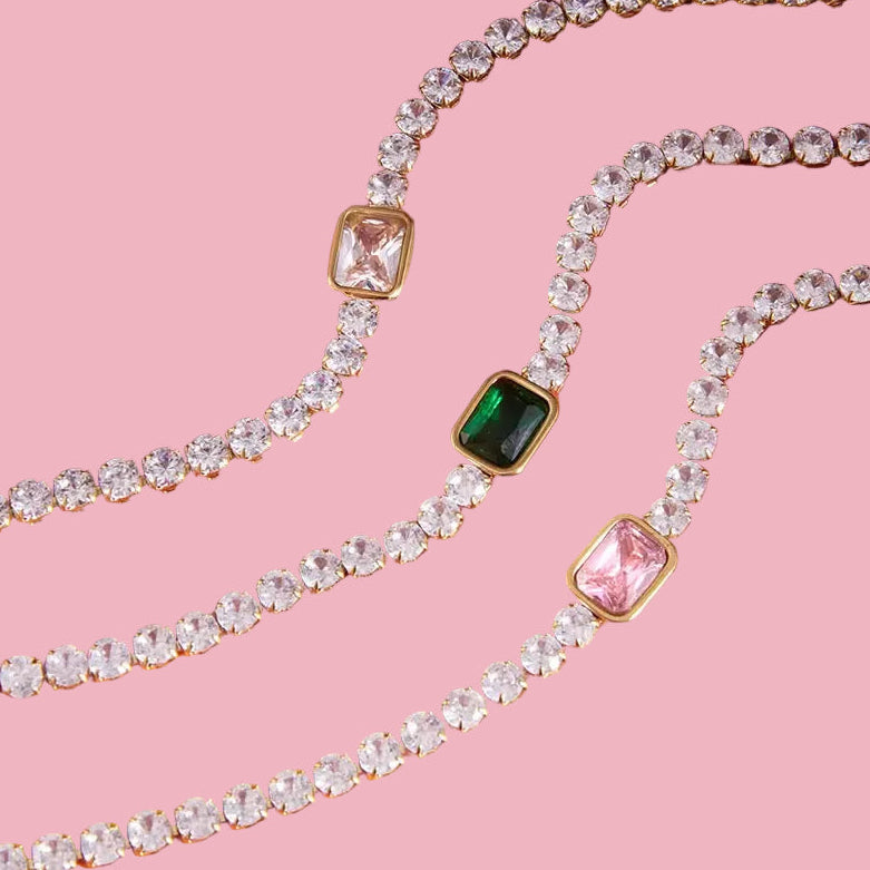 Pulsera Tennis Piedra