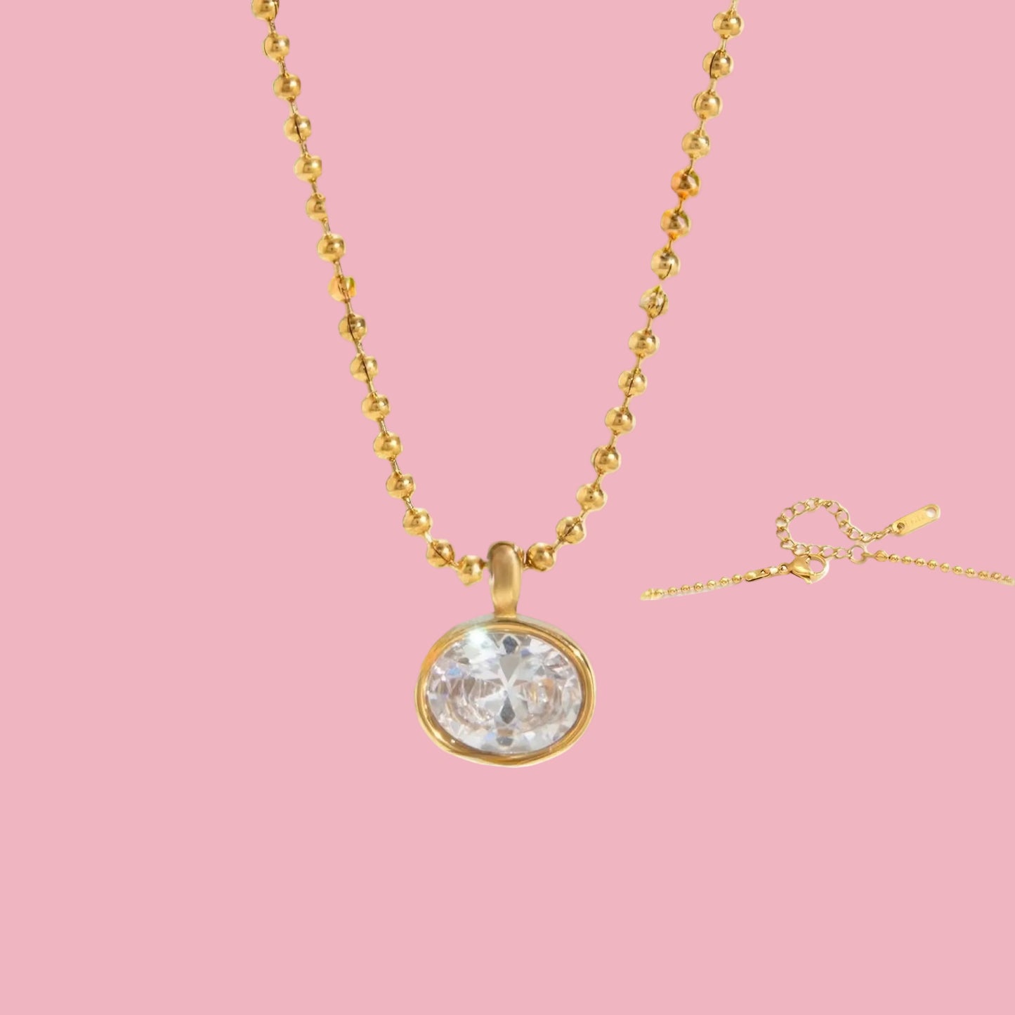 Collar Piedra Circular