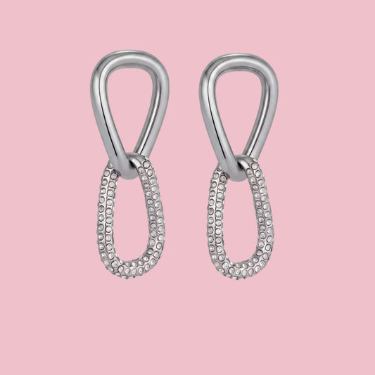 Aretes “Zirconia Twist”