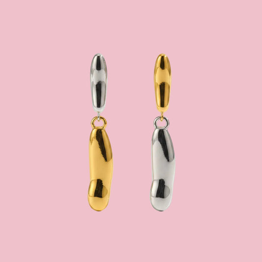 Aretes Stick Bicolor
