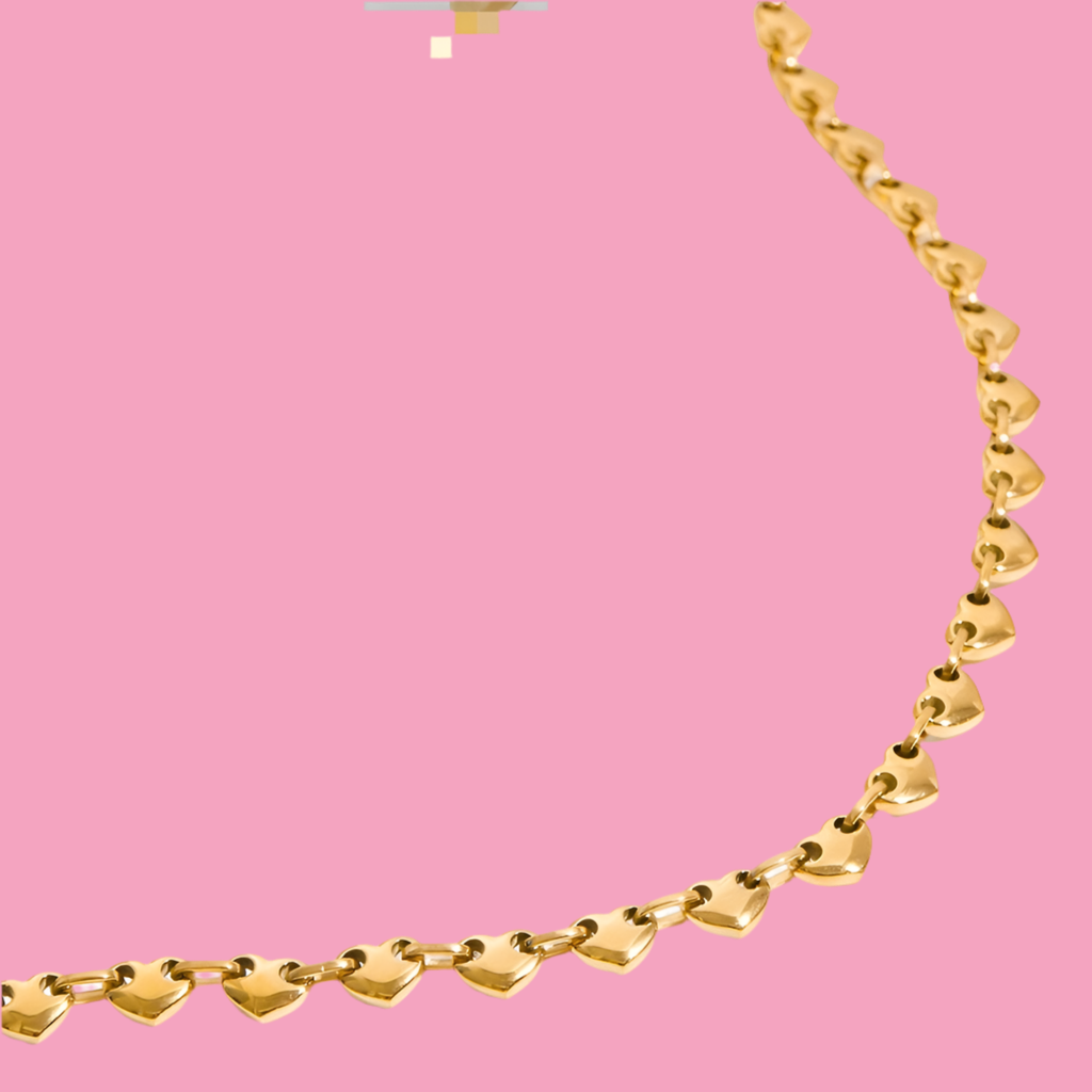 Collar Corazones Links