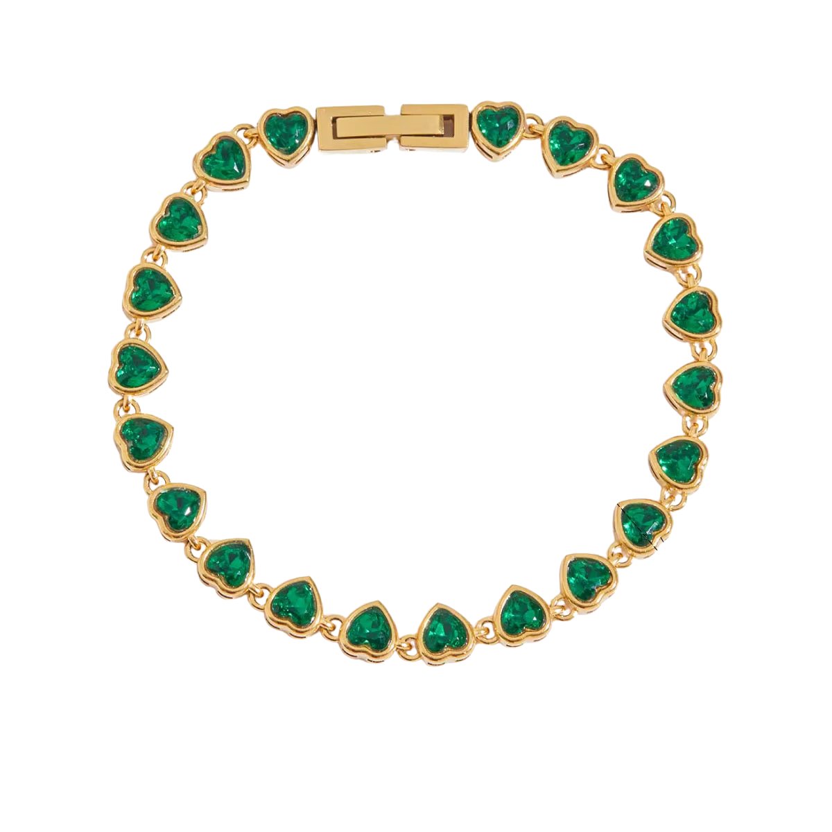 Brazalete Corazones Piedra