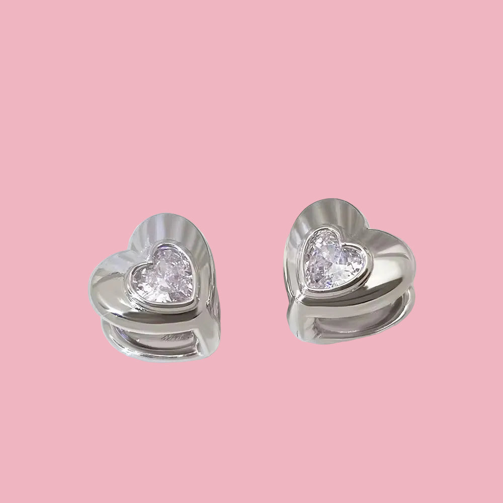 Hoops Corazon Piedra