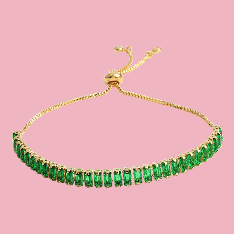 Pulsera Baguette Ajustable