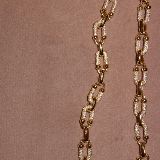 Cadena Chunky Zirconia