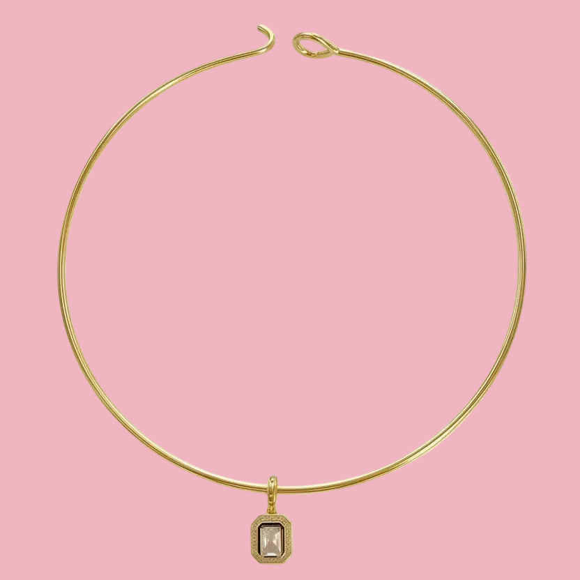 Collar Aro Cuadro