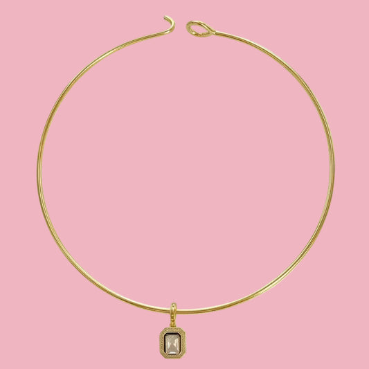 Collar Aro Cuadro