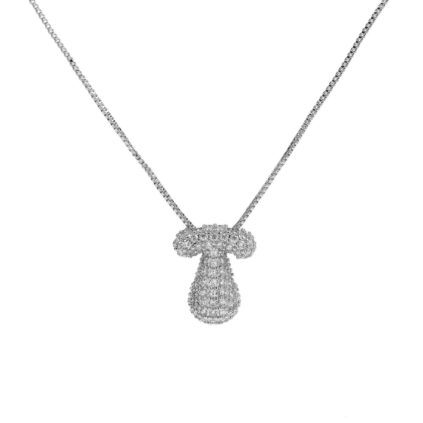 Inicial Mini Hailey Zirconia Plateada