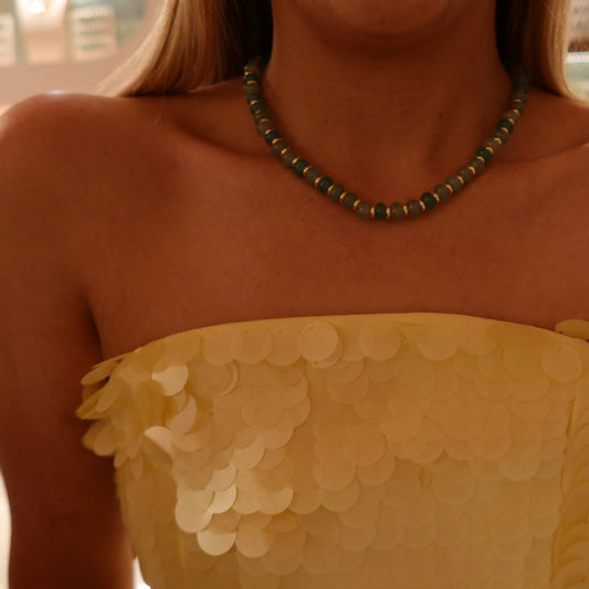 Collar Piedras Verde