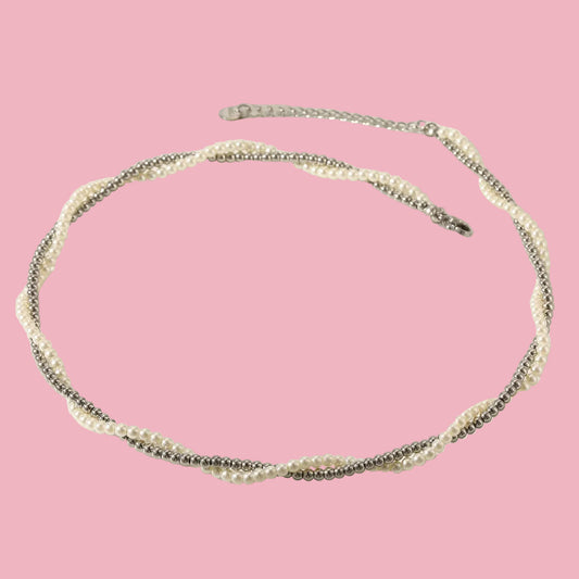 Collar “Twisted-Perls”