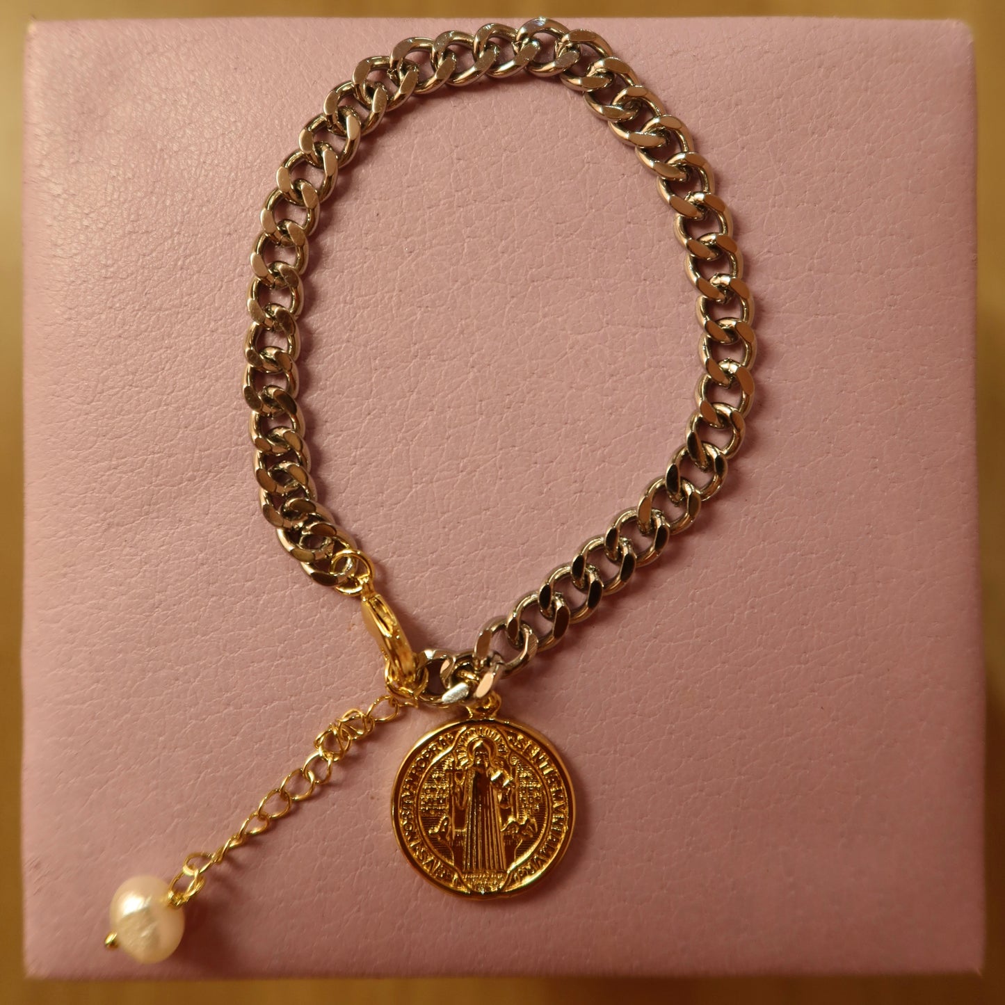 Pulsera San Benito Perla
