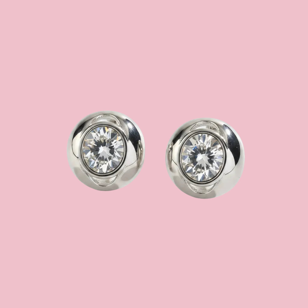 Aretes “Bolita Piedra”
