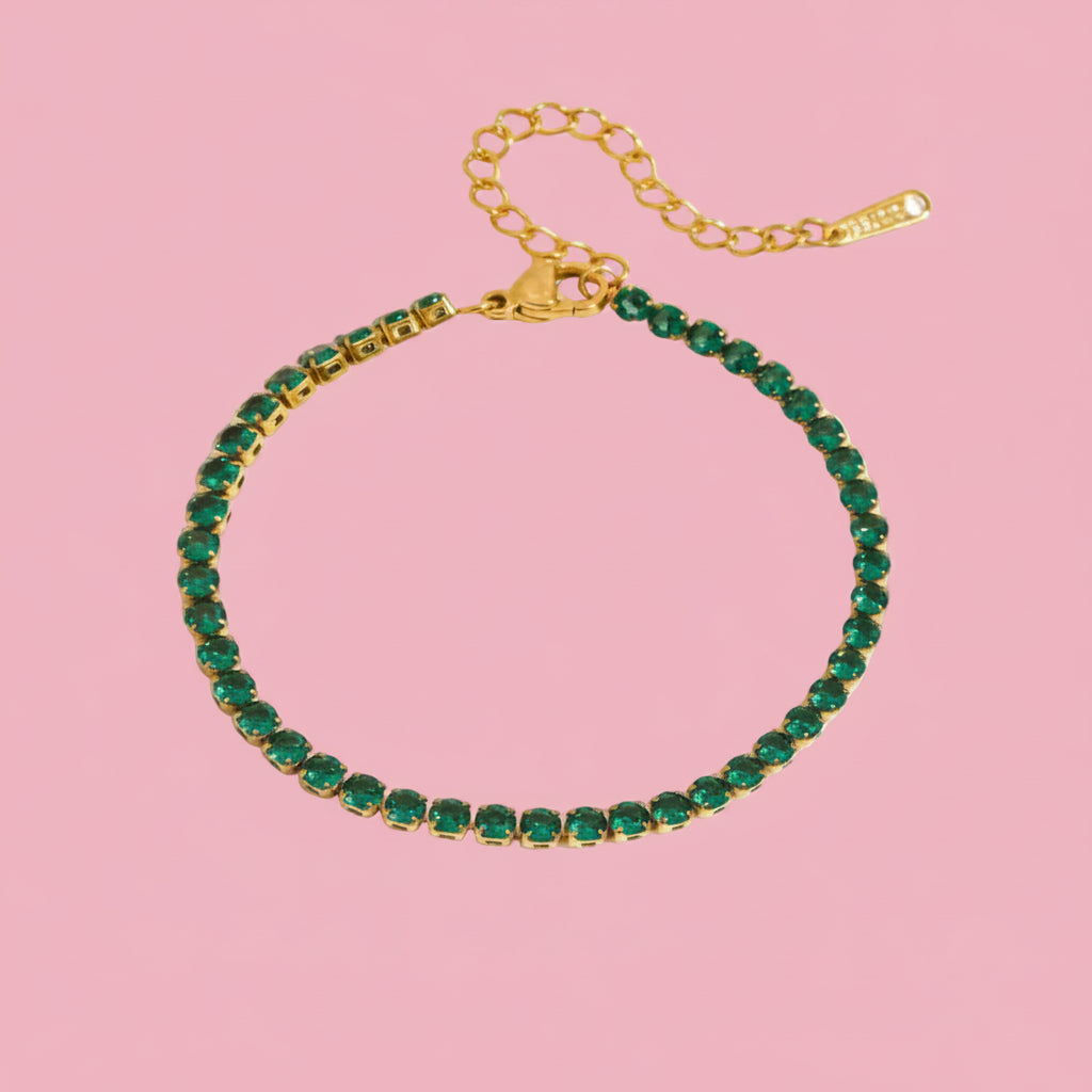 Pulsera Tennis Verde