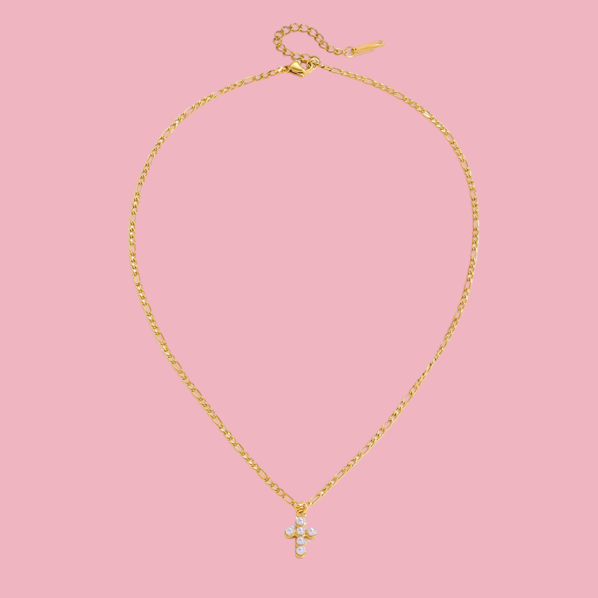 Mini Cruz Perla Cadena Cartier