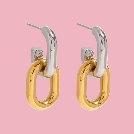 Aretes Links Bicolor