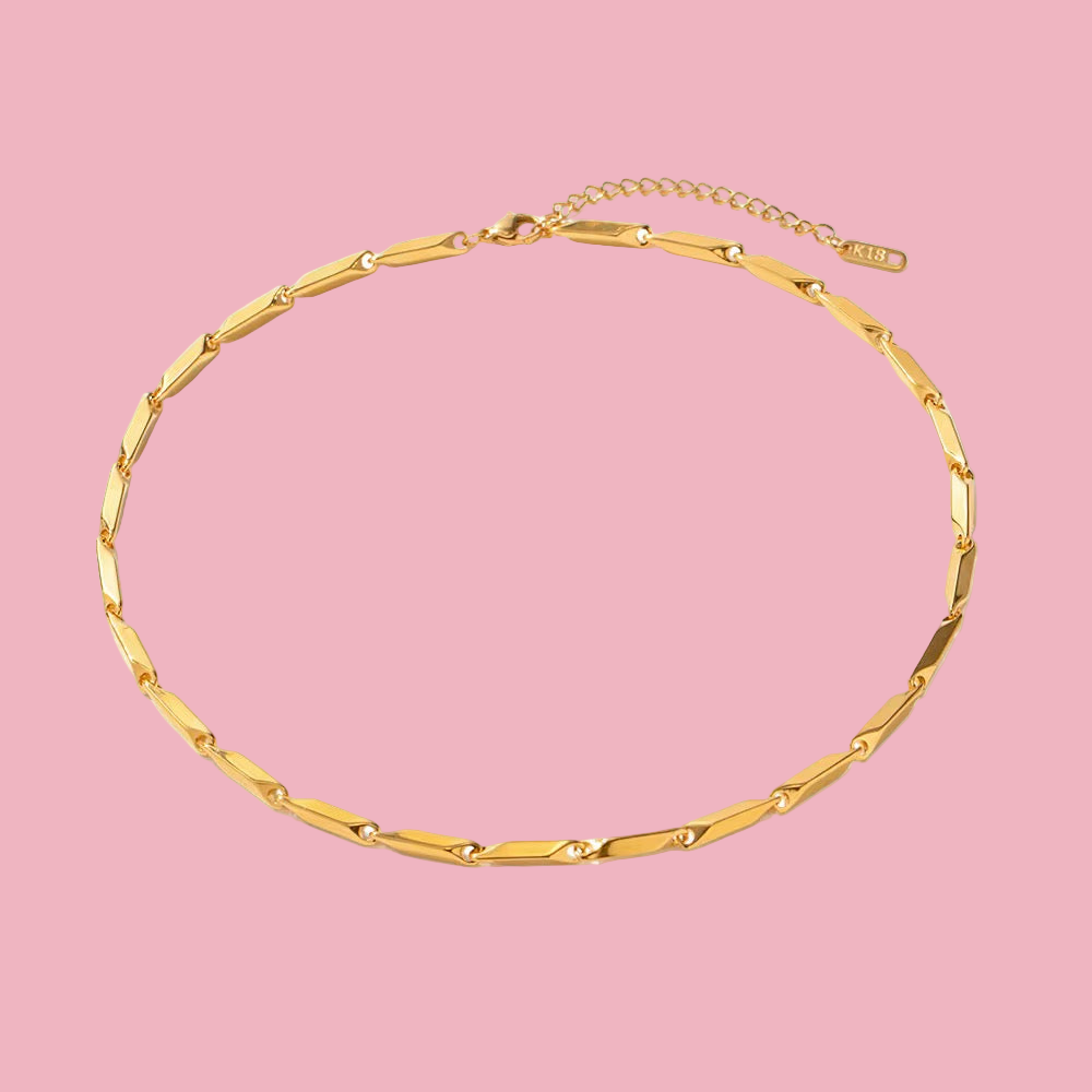 Cadena Dorada Mini Eslabones