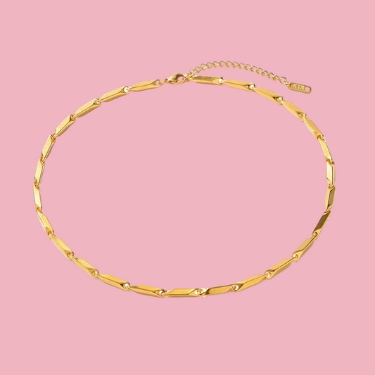 Cadena Dorada Mini Eslabones