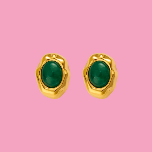 Aretes Verde Mini Vintage
